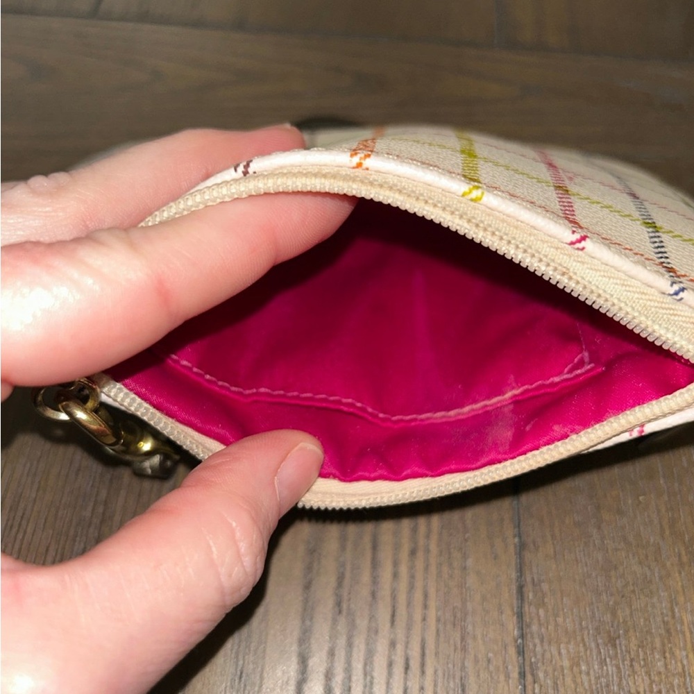 Coach Multicolor Plaid Wristlet - Picture 8 of 8